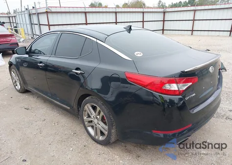 2013 Kia Optima Sx из США, поврежденный, VIN 5XXGR4A66DG106973